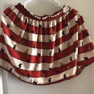 Cute cat skirt